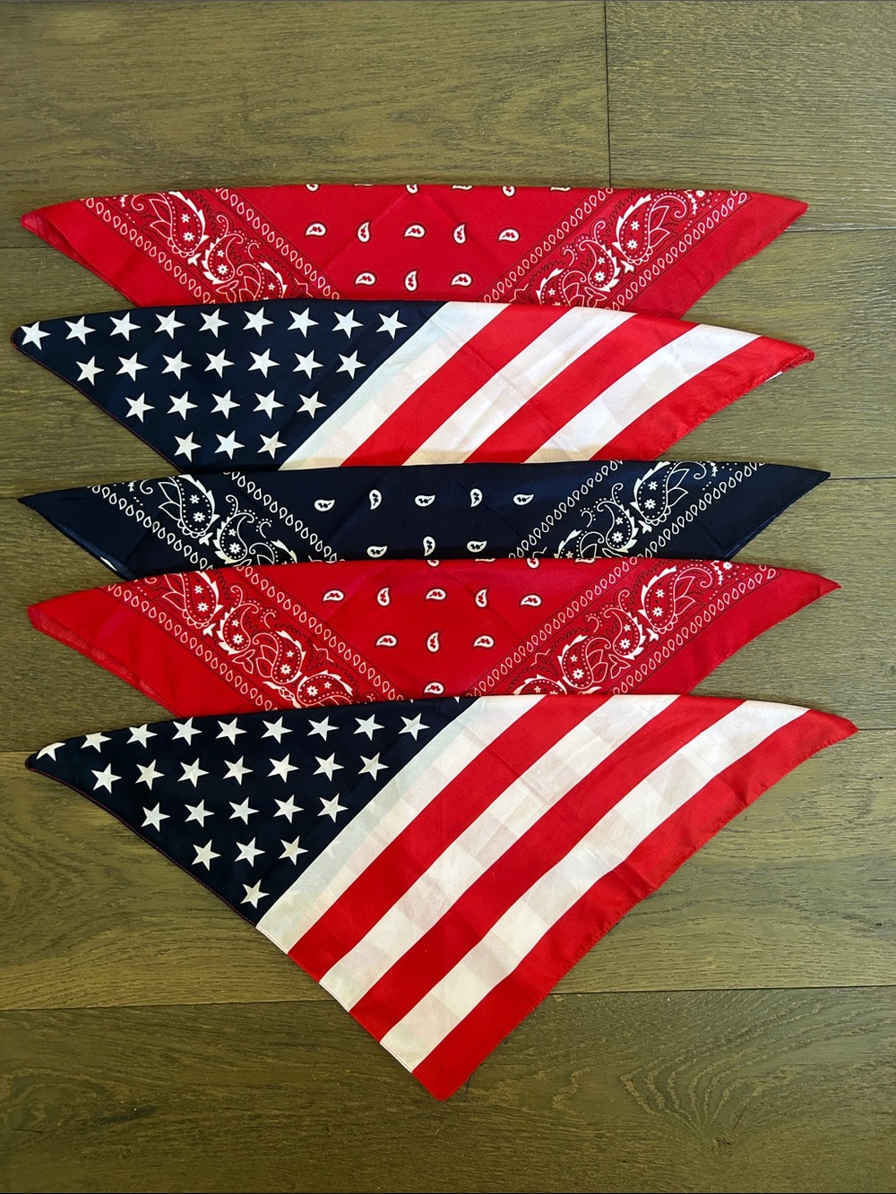 5 Large Bandanas